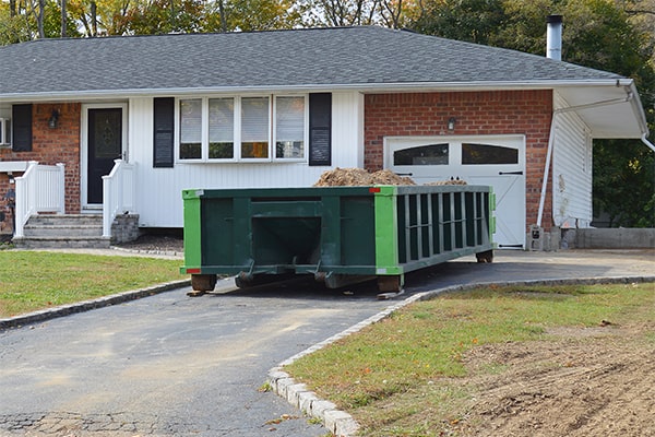depending on your location and the size of the residential dumpster, you may need a permit to have one on your property