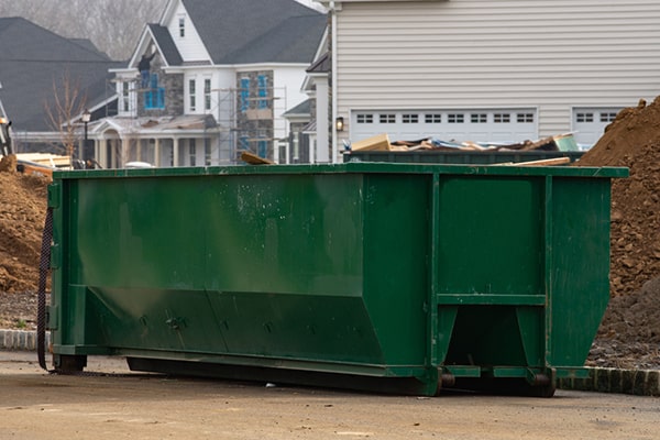 you can keep the construction dumpster for as long as your project requires